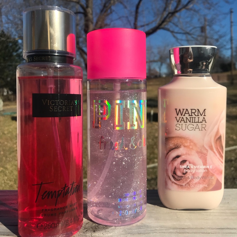 Victoria Secret Pink body mists